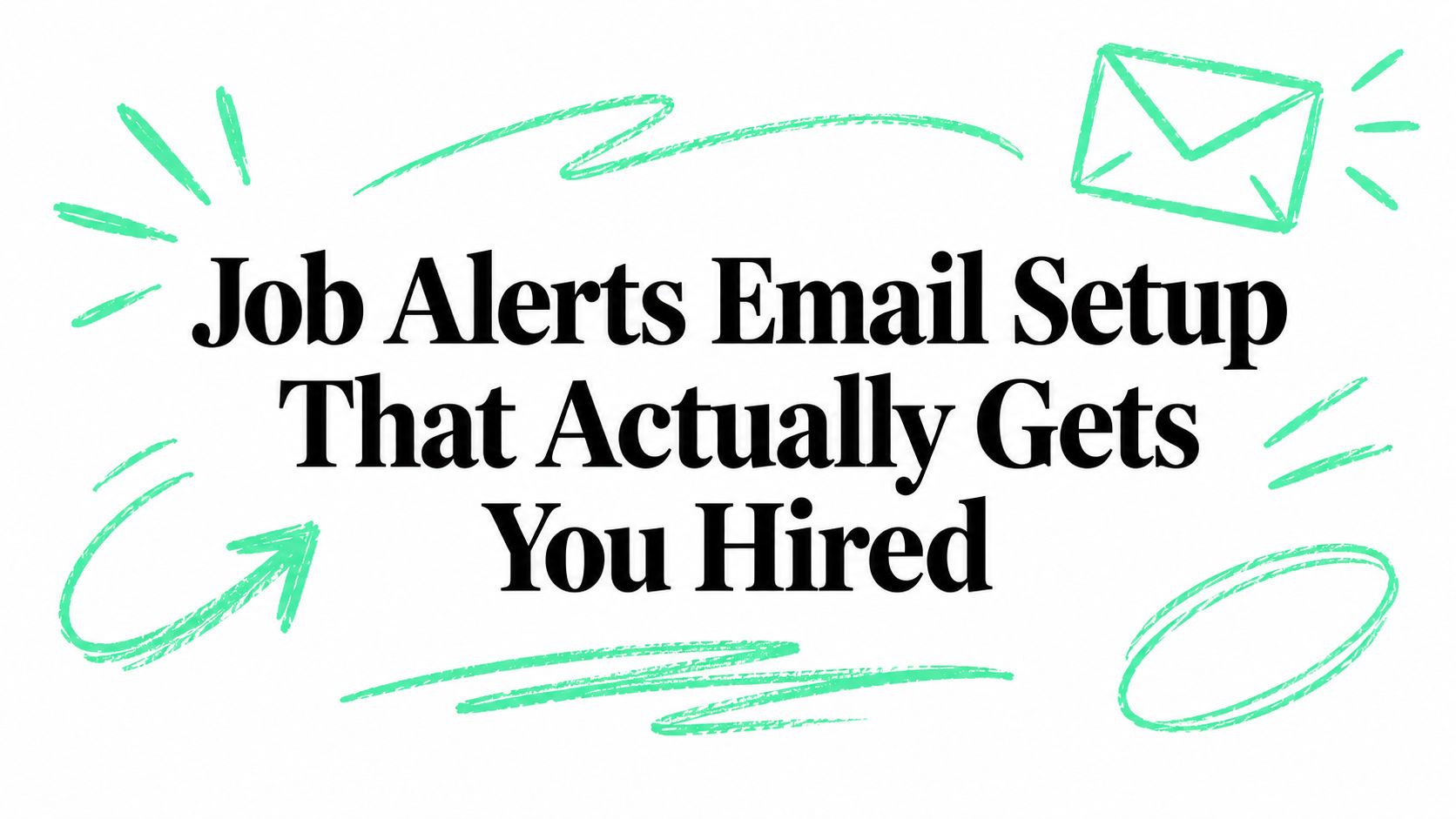 Job Alerts Email Setup That Actually Gets You Hired
